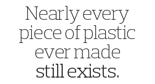 Nearly every piece of plastic ever made still exists  