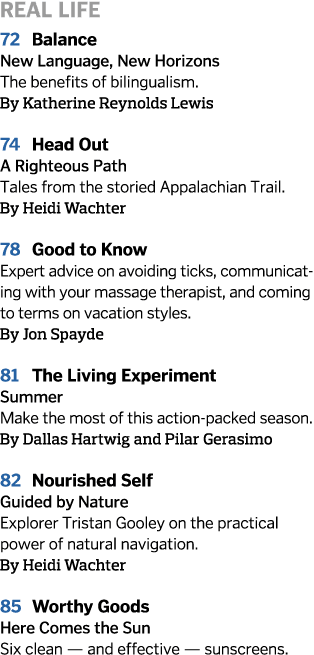 real life 72  Balance New Language  New Horizons The benefits of bilingualism  By Katherine Reynolds Lewis 74 Head Ou   