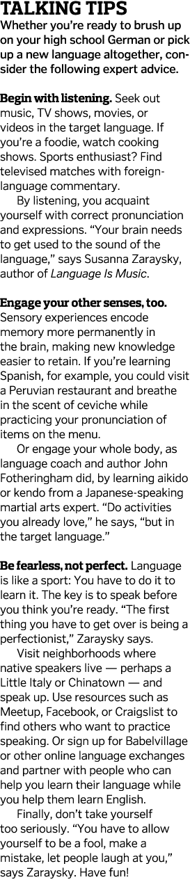 Talking Tips Whether you re ready to brush up on your high school German or pick up a new language altogether  consid   