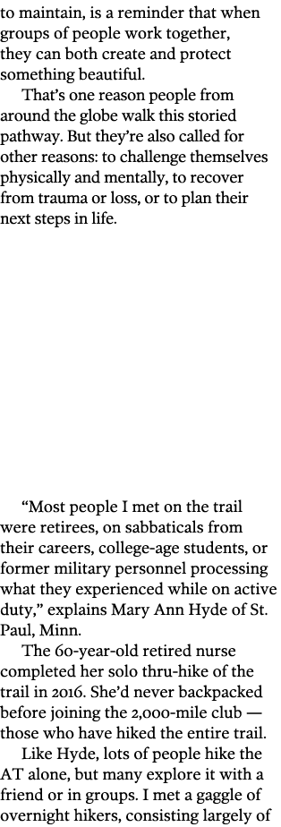to maintain  is a reminder that when groups of people work together  they can both create and protect something beaut   