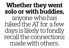 Whether they went solo or with buddies  anyone who has hiked the AT for a few days is likely to fondly recall the con   