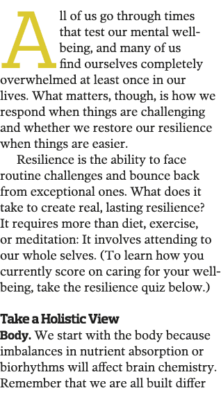 All of us go through times that test our mental well-being  and many of us find ourselves completely overwhelmed at l   