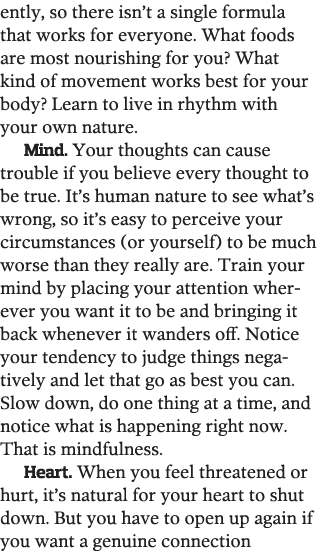 ently  so there isn t a single formula that works for everyone  What foods are most nourishing for you  What kind of    