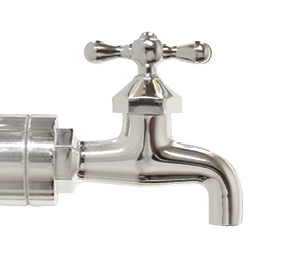 faucet with with background in studio