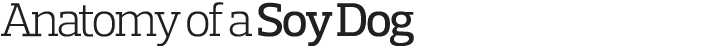 Anatomy of a Soy Dog