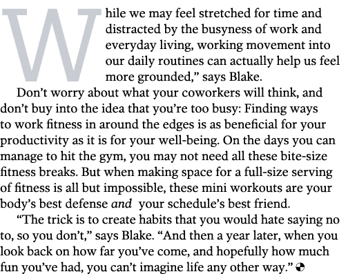 While we may feel stretched for time and distracted by the busyness of work and everyday living  working movement int   