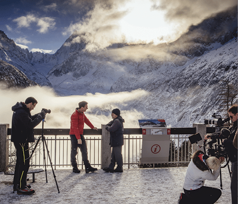 The Wonder List - Alps - Chamonix - Behind the Scenes - crew interview professor