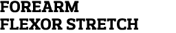 Forearm Flexor Stretch
