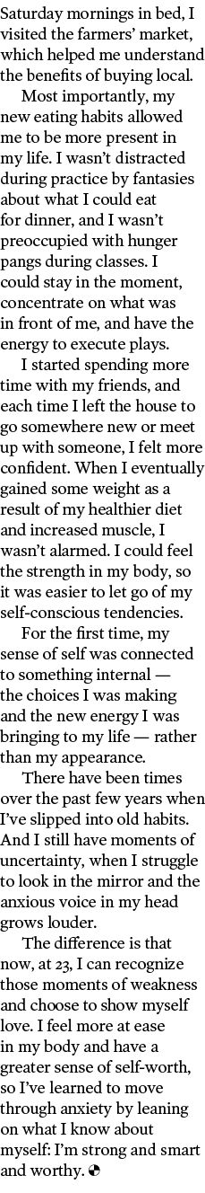 Saturday mornings in bed  I visited the farmers  market  which helped me understand the benefits of buying local  Mos   