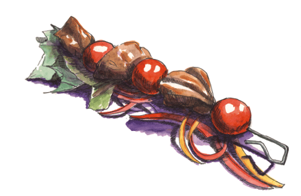 watercolor, sketch