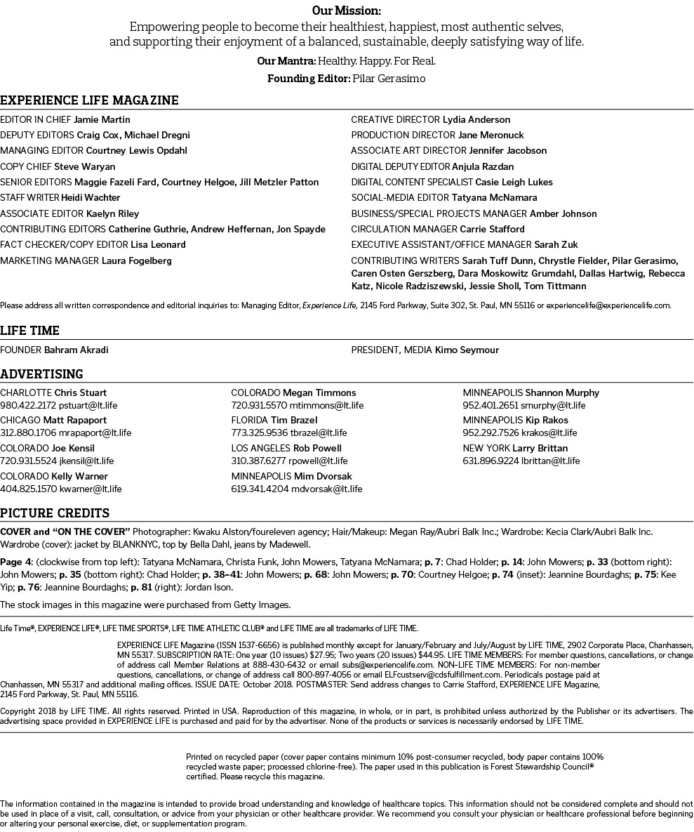 Our Mission  Empowering people to become their healthiest  happiest  most authentic selves  and supporting their enjo   