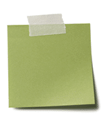 Adhesive note  Isolated on white Please see some similar pictures from my portfolio 