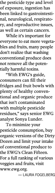 the pesticide type and level of exposure  ingestion has been linked to gastrointestinal  neurological  respiratory  a   