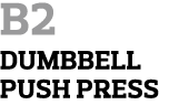 B2 Dumbbell Push Press 