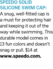 SPEEDO solid SILICONE SWIM CAP  A snug  well-fitted cap is a must for protecting hair and keeping it out of the way w   