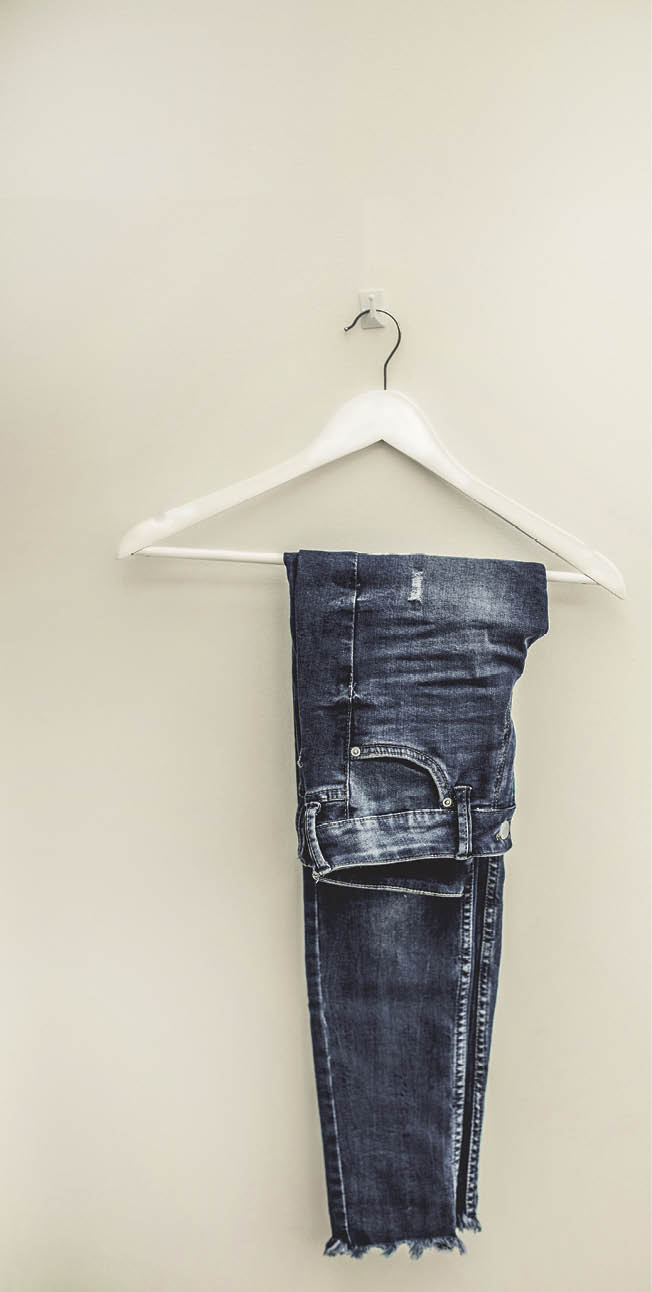 denim Jeans on Hanger