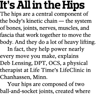 It s All in the Hips The hips are a central component of the body s kinetic chain — the system of bones, joints, nerv   