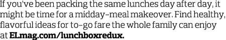 If you ve been packing the same lunches day after day  it might be time for a midday-meal makeover  Find healthy  fla   
