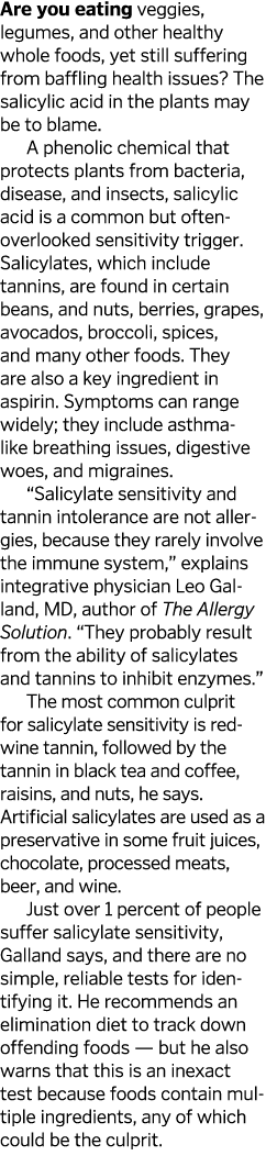 Are you eating veggies  legumes  and other healthy whole foods  yet still suffering from baffling health issues  The    