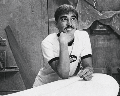  The shaping room at Surf Line Hawai i where  for the first time  I shaped boards under my own label  Photo  Gerry Lopez Collection 