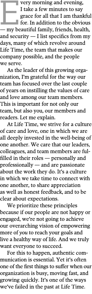 Every morning and evening  I take a few minutes to say grace for all that I am thankful for  In addition to the obvio   