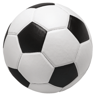 soccer ball isolated on white