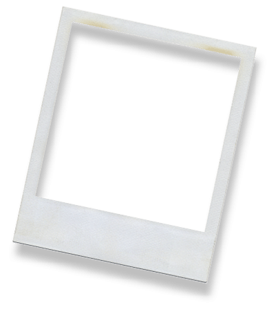 Instant polaroid frame isolated on a white background