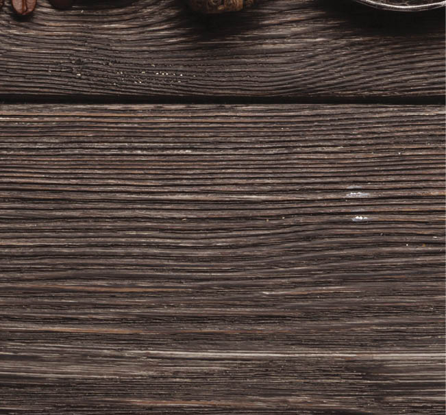 Various herbal tea and espresso coffee on wooden table  Top view with copy space  Flat lay