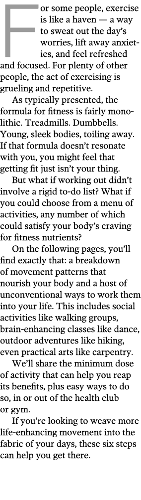 For some people, exercise is like a haven — a way to sweat out the day s worries, lift away anxieties, and feel refre   