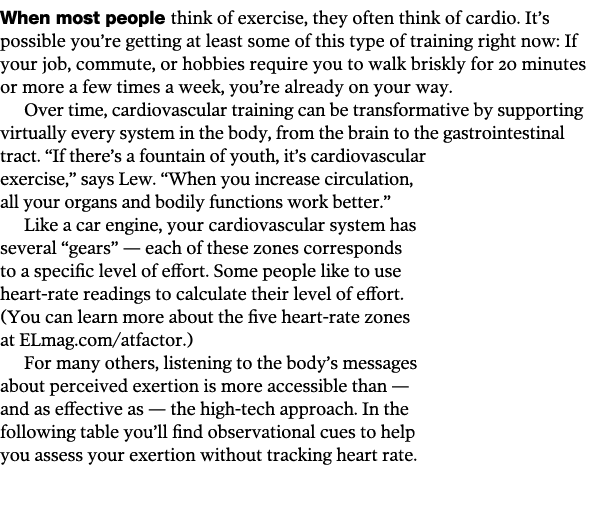When most people think of exercise, they often think of cardio  It s possible you re getting at least some of this ty   
