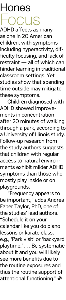 Hones Focus ADHD affects as many as one in 20 American children, with symptoms including hyperactivity, difficulty fo   